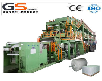Китай Производственная линия бумаги камня штрангпресса одиночного винта для складывать бумаги стены устойчивый завод