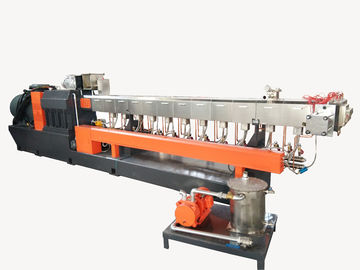 High Capacity Plastic / Rubber Double Screw Extruder 240-400kg/H